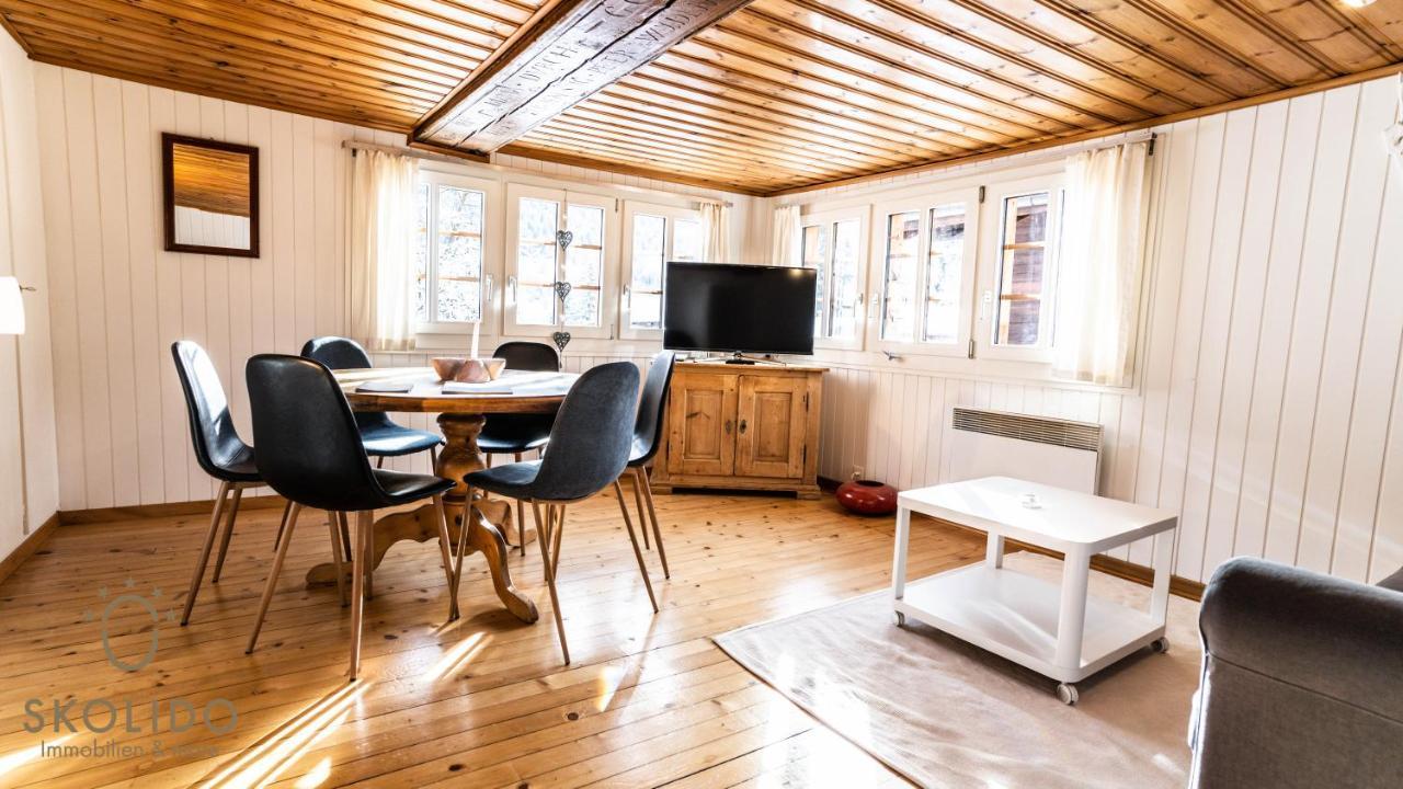 Heimeliges Walliserhaus Fiesch Zewnętrze zdjęcie